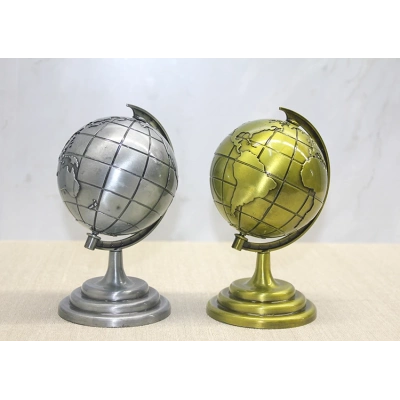 Metal Dünya Küre Model 1