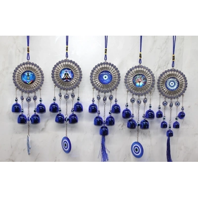 Metal Nazar Boncuğu Çan Alk3491