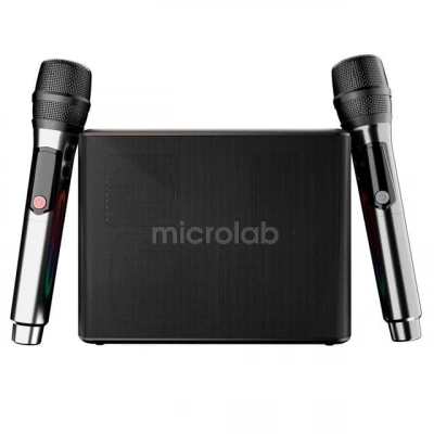 Microlab M60 Vega 100w Rgb 2 Adet Kablosuz Mikrofonlu Bluetooth Karaoke Hoparlör (15.000mah Batarya)