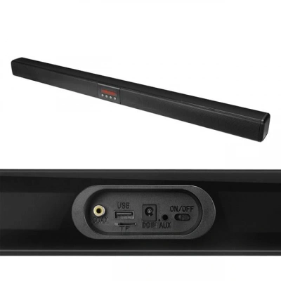 Mikado Md-sb102 Siyah 2x10w 12v/1.5a Bt+usb+aux+tf Kartlı Ev Sinema Soundbar Hoparlör