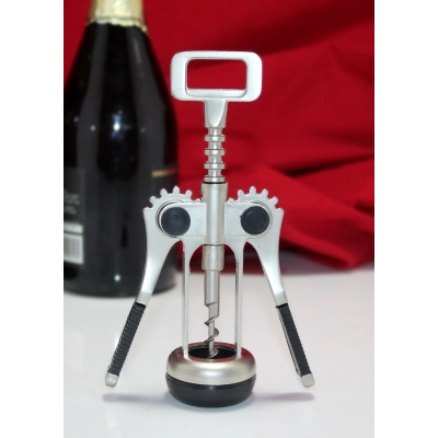 Paslanmaz Çelik Tirbuşon Şarap Açacağı Model 4
