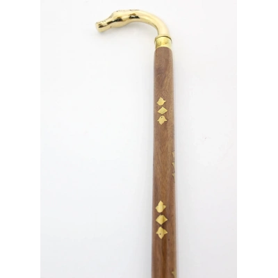 Pirinç At Büstü Baston Model 2