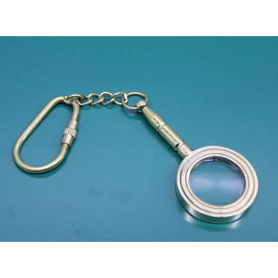 Pirinç Büyüteç Anahtarlık 2589