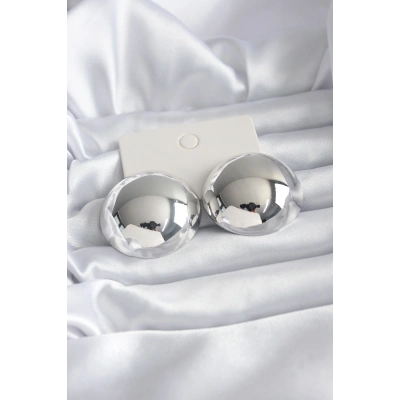 Pirinç Gümüş Renk Kadın Küpe