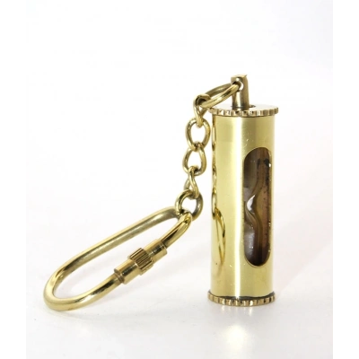 Pirinç Kumsaati Anahtarlık 2496c