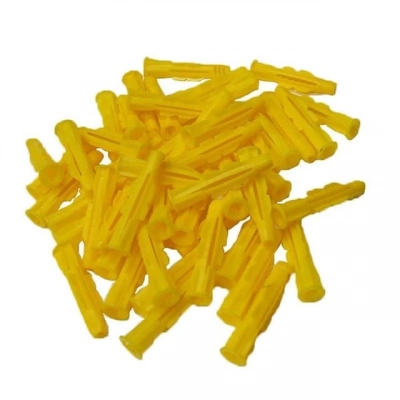 Plastik Dübel Sarı 10 Mm 100 Adet