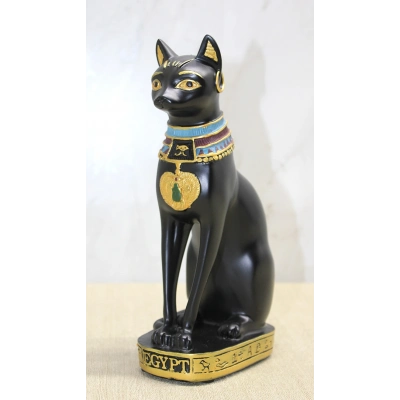 Polyester Mısır Kedisi Figür Büyük Boy