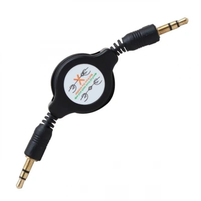 Powermaster Makaralı 3.5 Mm Stereo Erkek-erkek Kablo