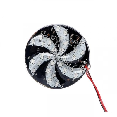 Powermaster Pm-18642 Elektrikli Led İşaret Cihazı Dc12v Döner İşaret Tekli