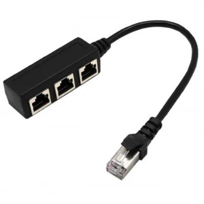 Powermaster Pm-25007 Ethernet Rj45 3lü Dağıtıcı Splitter