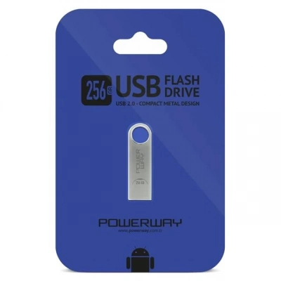 Powerway 256gb Metal Flash Bellek 2.0 Usb Bellek
