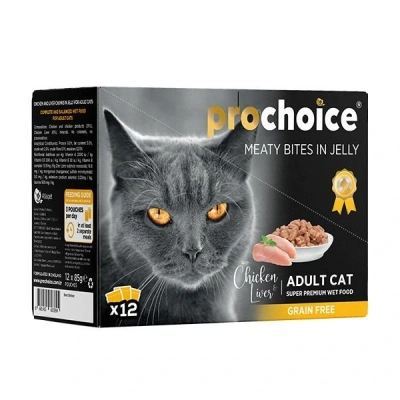 Pro Choice Tavuk ve Cigerli Family Pack Konserve Kedi Maması 1 Adet 12x85 Gr