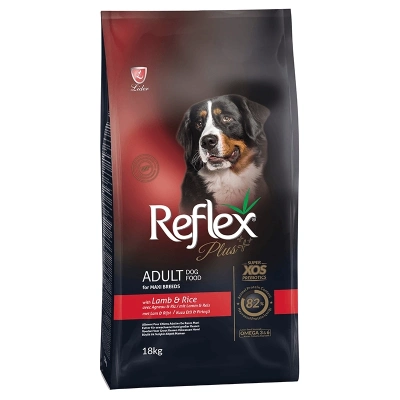 Reflex Plus Maxi Breeds Kuzu Etli Büyük Irk Yetişkin Köpek Maması 18 Kg
