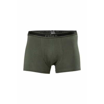 Relax Pamuklu Esnek Erkek Boxer Haki - 1268A