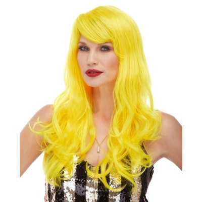 Sarı Renk Parti Peruğu