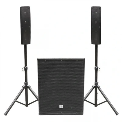 Shile Pl-15a Aktif Ses Sistemi 18 Subwoofer 2 Adet Satellite Stand Hoparlör 500w Rms, Mdf Kasa