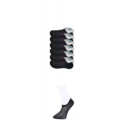 Siyah Erkek Görünmez Çorap 6 çift