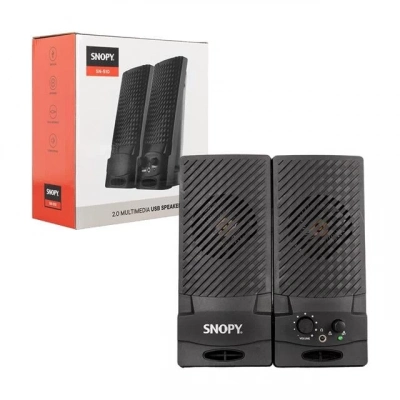 Snopy Sn-510 2.0 Usb Siyah Speaker Hoparlör