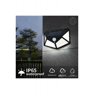 Solar Bahçe Aydınlatma Lambası 100 Led