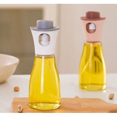 Spreyli Cam Yağ Sirke Şişesi