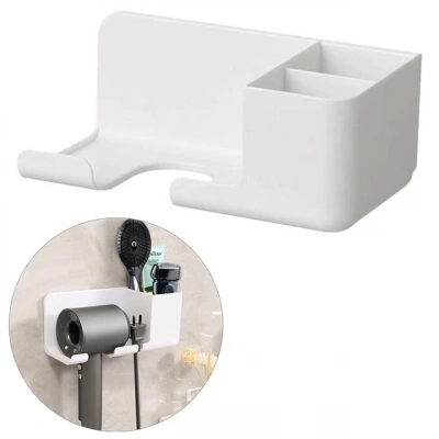 Sunup Sn-27125 Banyo Rafı Sabunluk Diş Fırçası Saç Kurutma Makinesi