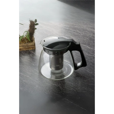 Süzgeçli Cam Demlik 1100 ml