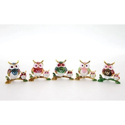 Swaroski 2li Baykuş Alk2029