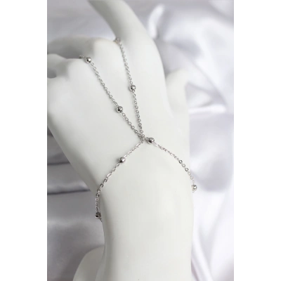 Taşlı El Aynası Anahtarlık Model 6