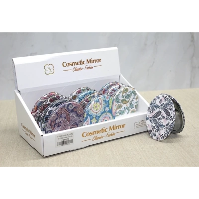 Taşlı El Aynası Oval İnce Alk3762