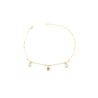 Taşlı Halhal - Altın