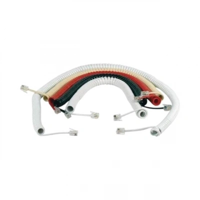 Telefon Spiral Kablo Beyaz