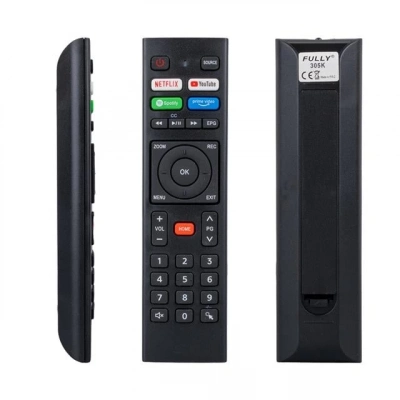 Telenova Netflıx - Youtube - Spotify - Prime Video Tuşlu Ses Komutsuz Lcd Led Tv Kumanda