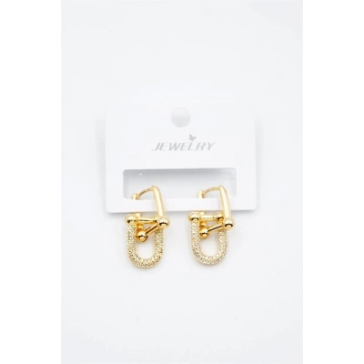 Tf Zincir Küpe - Altın