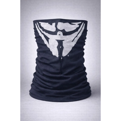 Vendetta Maskesi Desenli Çok Amaçlı Buff – Yüz, Boyun Maskesi ve Bandana No 4