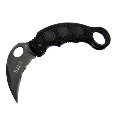 X14 5.11 Siyah Karambit Koleksiyon Çakı 16 Cm - Plastik Sap