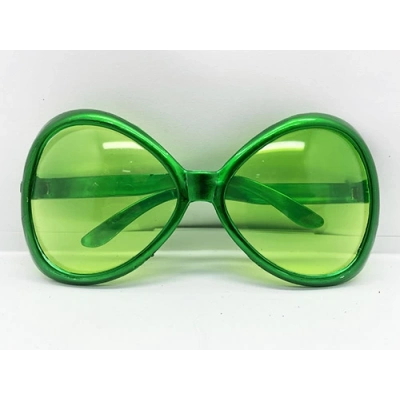 Yeşil Renk Yeşilçam Nostalji 80li Yıllar 90lı Yıllar Parti Gözlüğü  7x16 Cm