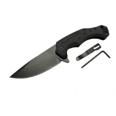 Zero Error 7-12 Black Çakı 22 Cm Manuel, Kemerlikli