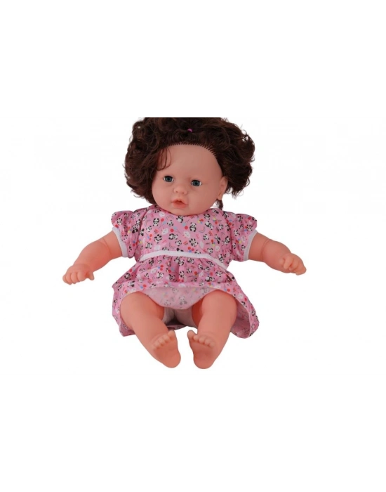 0073 60 CM DOLGU GÖVDELİ SAÇLI BÜYÜK BEBEK