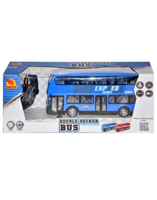 ® 01988 Uzaktan Kumandalı Işıklı Çift Katlı Otobüs