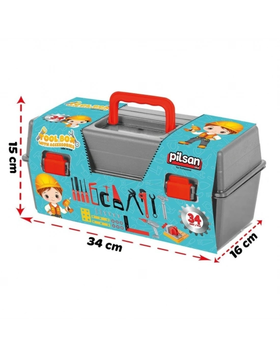 03 248  Aksesuarlı Alet Çantası 34 Parça