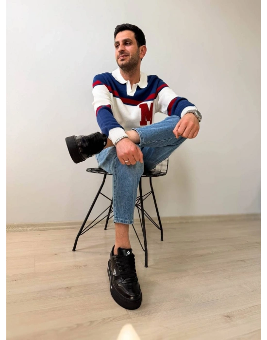 -04  Kömür Cilt Günlük Erkek Ayakkabı