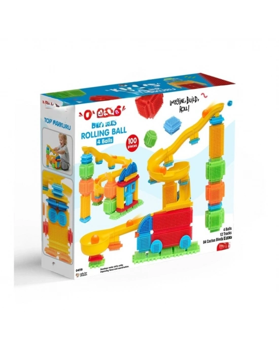 04119 KAKTÜS BLOKLAR TOP PARKURU 100 PARÇA