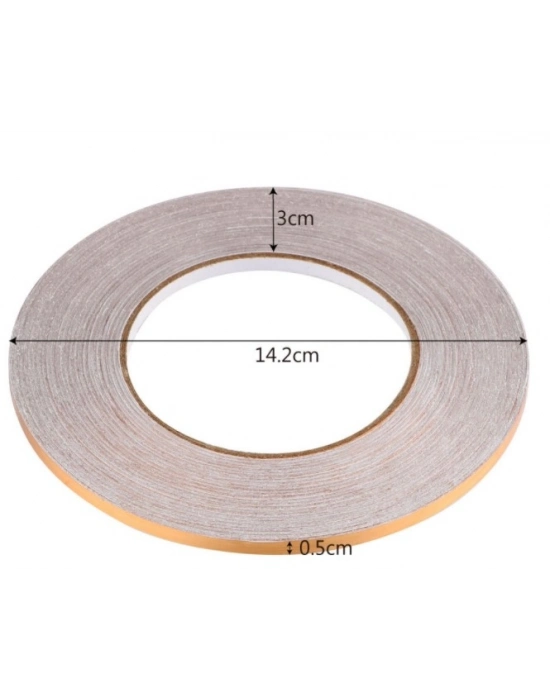 0.5 cm 50 Metre Gold Fayans Arası Şerit Bant