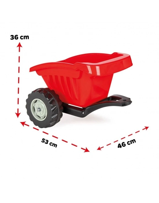 07 317 Active Traktör Römork Kırmızı - Oyuncak