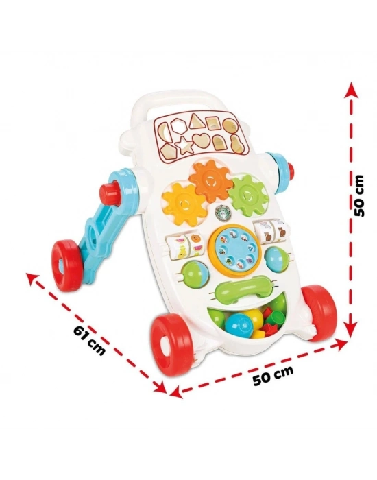 07 539 Happy İlk Adım Arabası Pembe Oyuncak