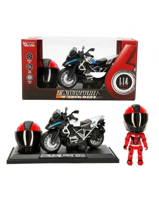 1:14 Sesli ve Işıklı Çek Bırak Motosiklet