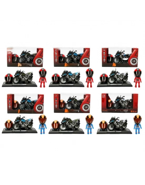 1:14 Sesli ve Işıklı Çek Bırak Motosiklet