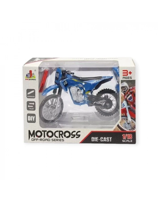 1:18 Ölçekli Model Motosiklet - DS928 - Mavi
