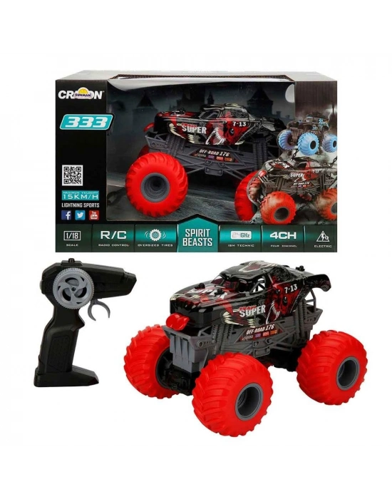 ® 1:18 Uzaktan Kumandalı Spirit Beasts USB Şarjlı Araba 25 cm.