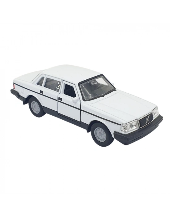 1:32 Volvo 240 GL Çek Bırak -Araba -  43784-BEYAZ